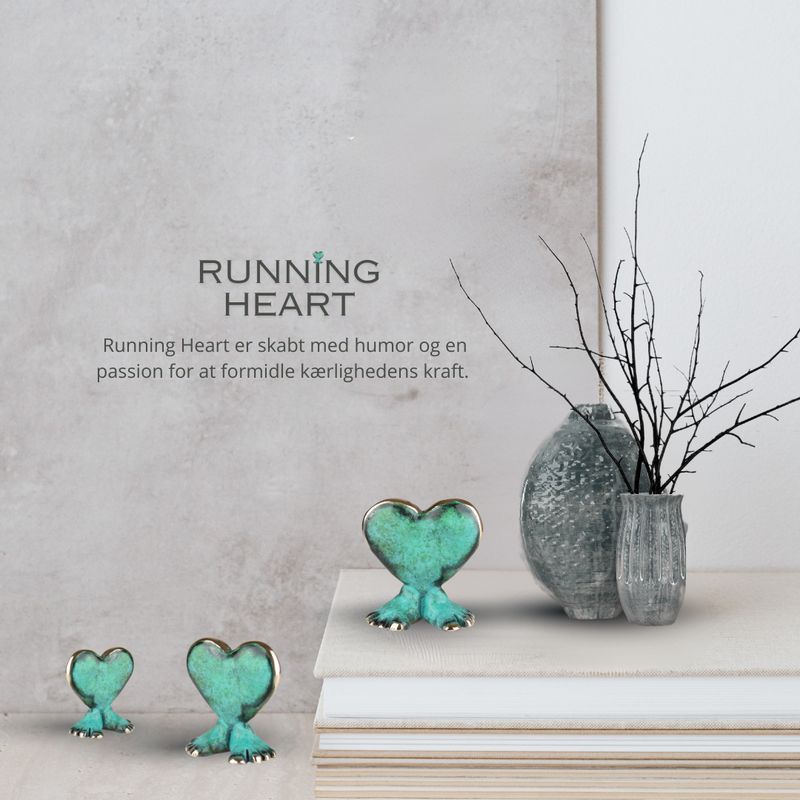 Running Heart - Fås i 3 størrelser.
