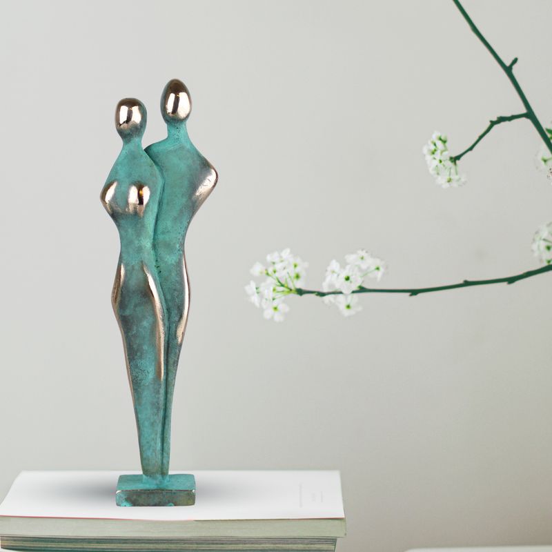 Kærlighed mellem to mennesker  i Bronze 18 cm