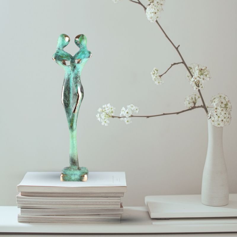 Kærlighedspar 24 cm høj. Kærlighed mellem to kvinder.