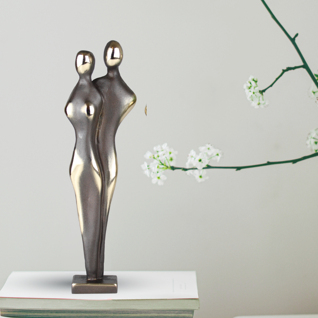 Kærlighed mellem to mennesker  i Bronze 18 cm