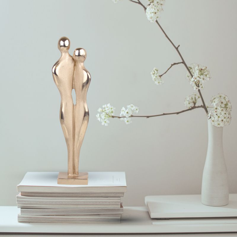 Kærlighedspar i Bronze 16 cm