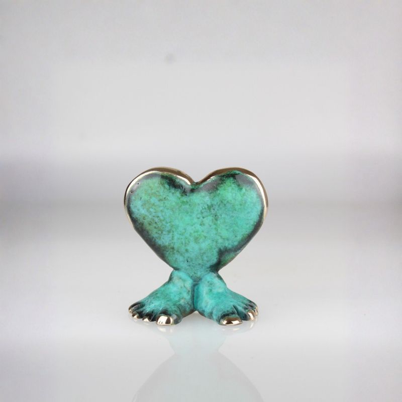 Running Heart - Medium 6,5 x 5,5 cm.