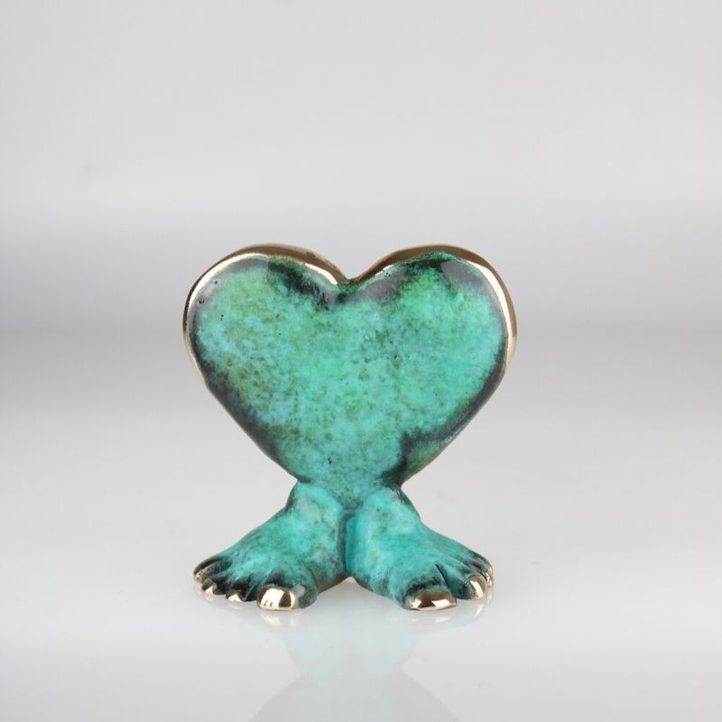 Running Heart - Large 8 x 7 cm.