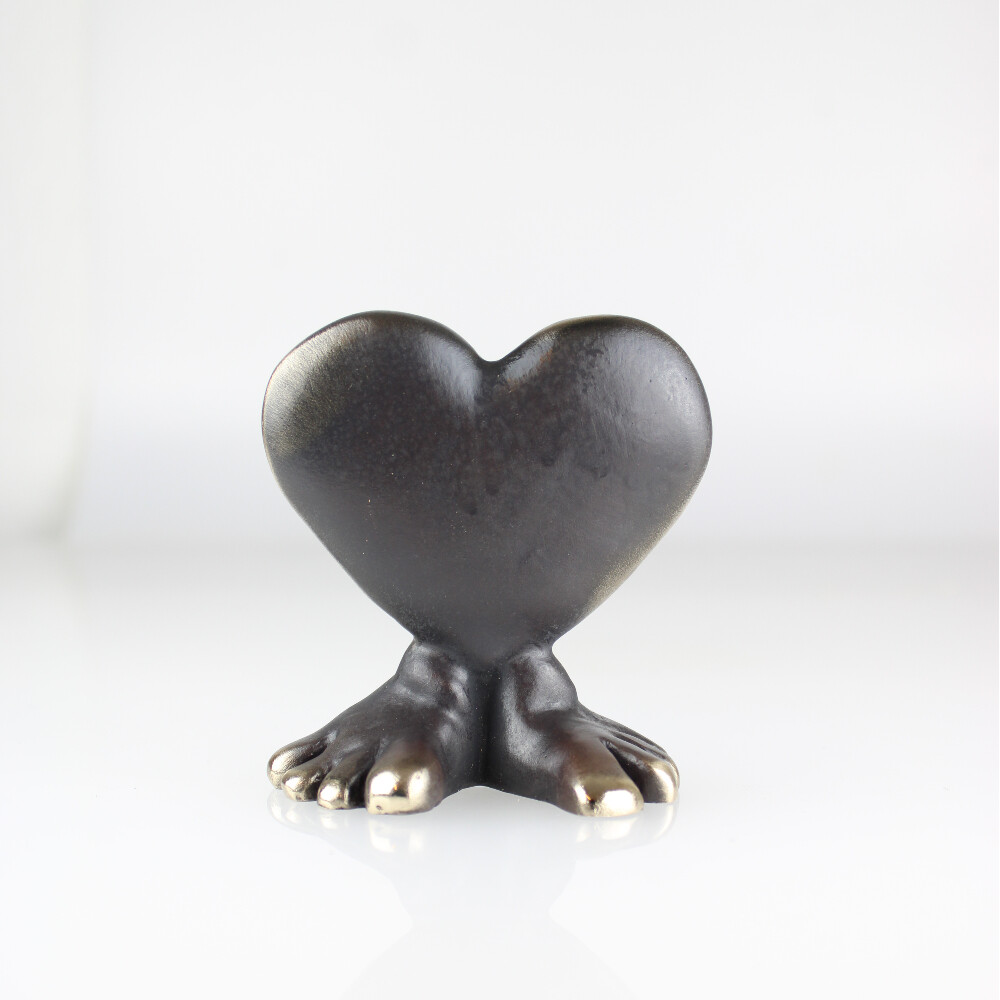 Running Heart - Large 8 x 7 cm.