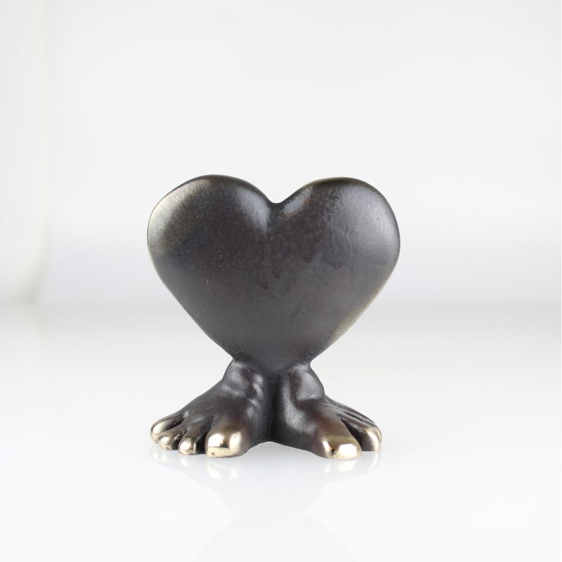 Running Heart - Large 8 x 7 cm.