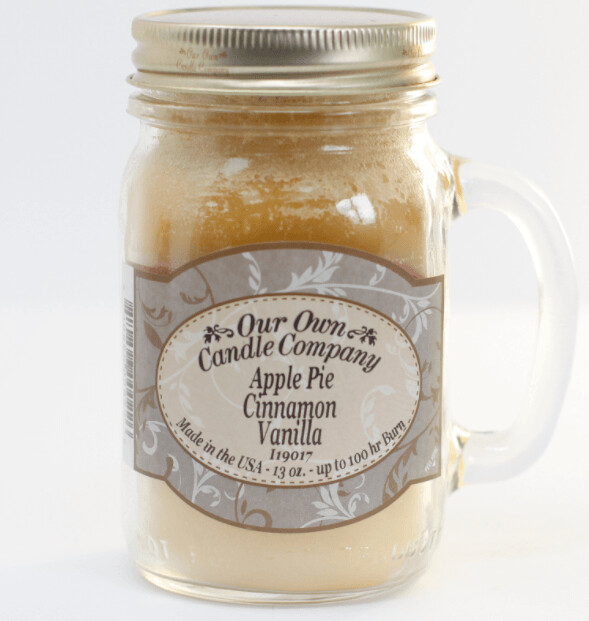 Scented Candle Jar - Apple/Cinnamon/Vanilla