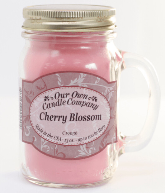 Scented Candle Jar -Cherry Blossom