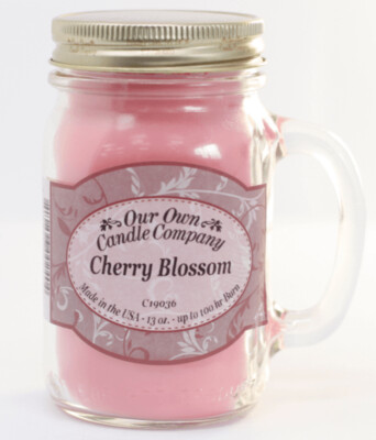 Scented Candle Jar -Cherry Blossom