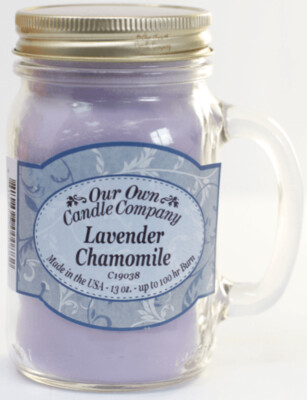 Scented Candle Jar -Pina Colada
