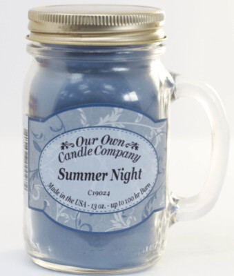 Scented Candle Jar -Summer Night