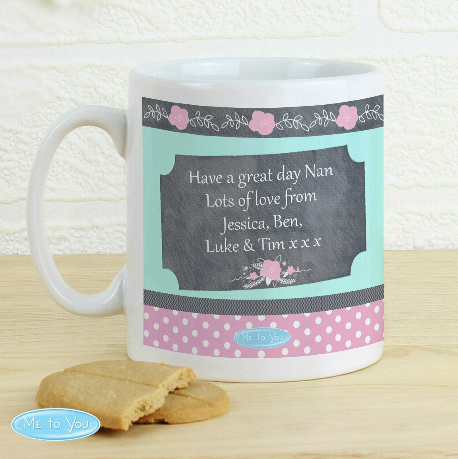 Personalised Me To You Pastel Polka Dot for Her Mug