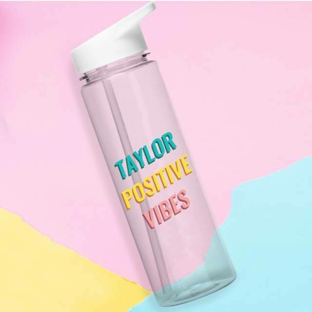 Positive Vibes Water Bottle