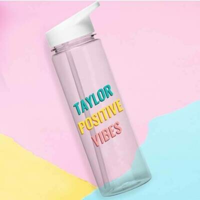 Positive Vibes Water Bottle