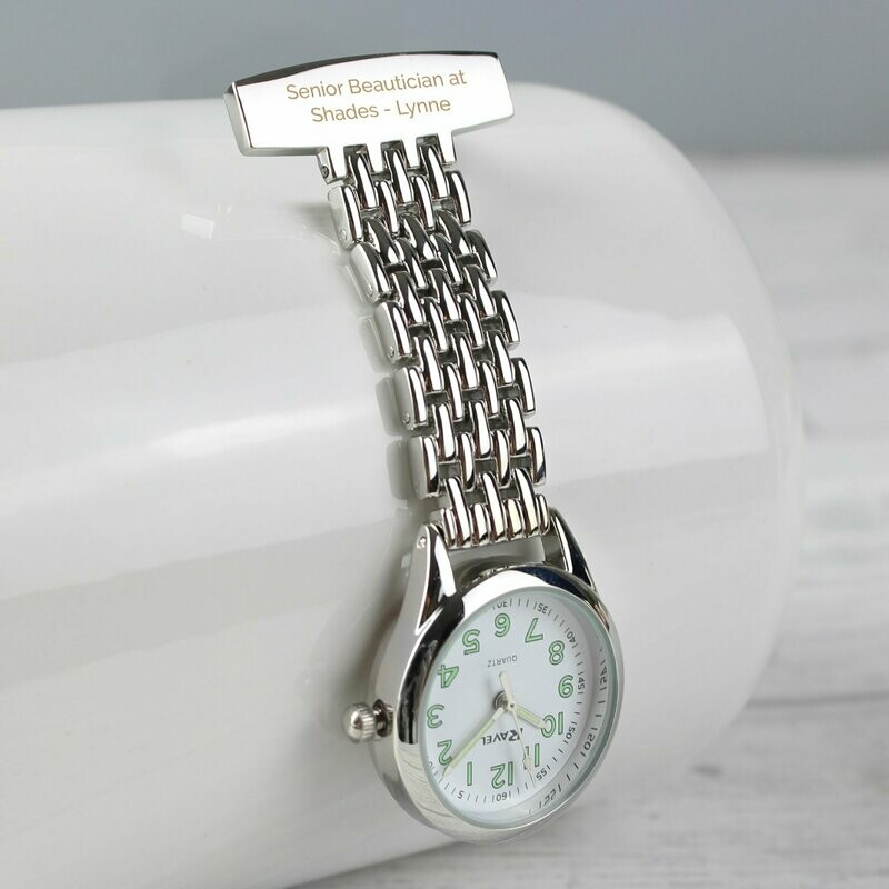 Personalised Nurse's Fob Watch