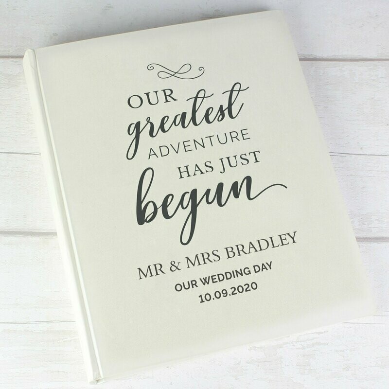 Personalised Our Greatest Adventure Traditional Album