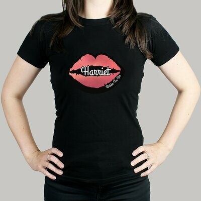 Personalised Rose Gold Lips Hen Party T-Shirt - Black XL