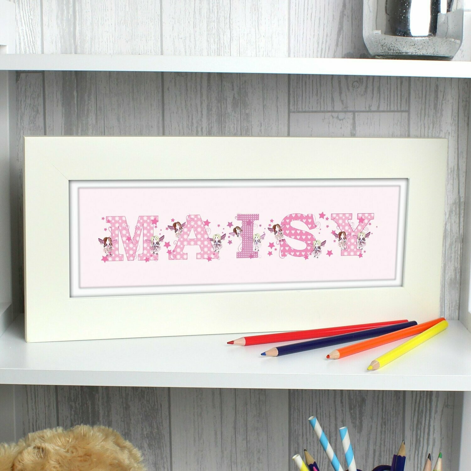 Personalised FAIRY LETTER Name Frame