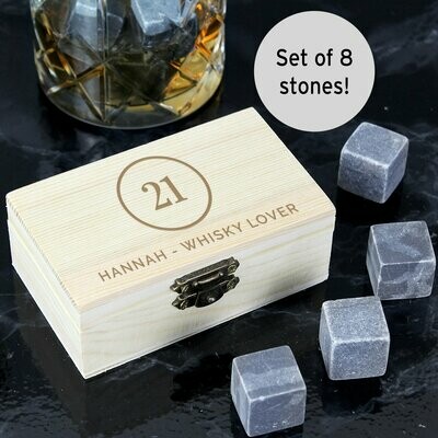 Personalised Birthday Whisky Stones