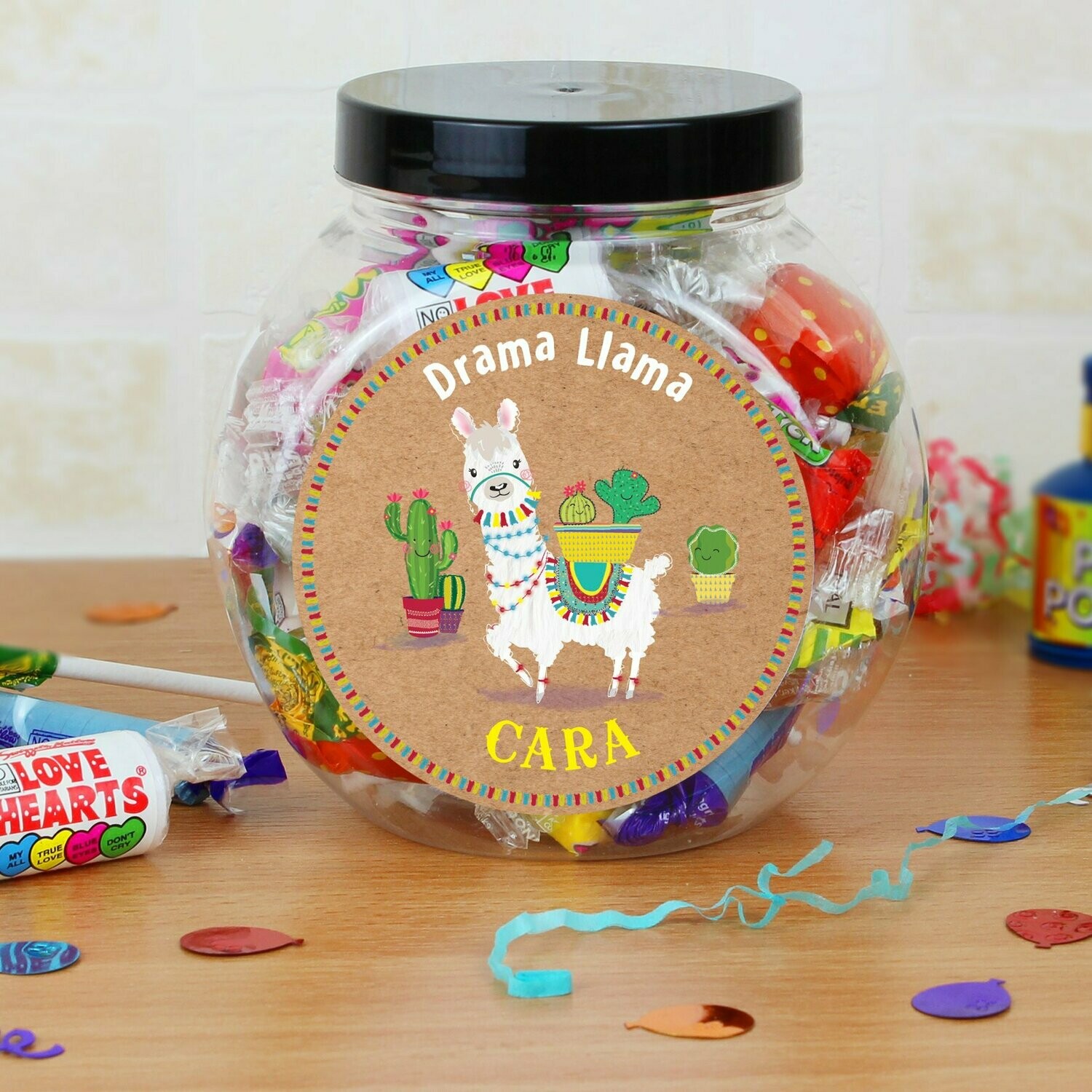 Personalised Llama Sweet Jar