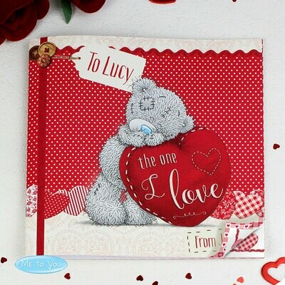 Personalised Me to You The One I Love Poem Book