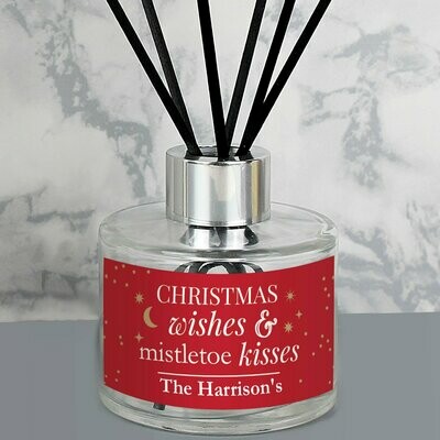  Personalised Christmas Wishes Reed Diffuser