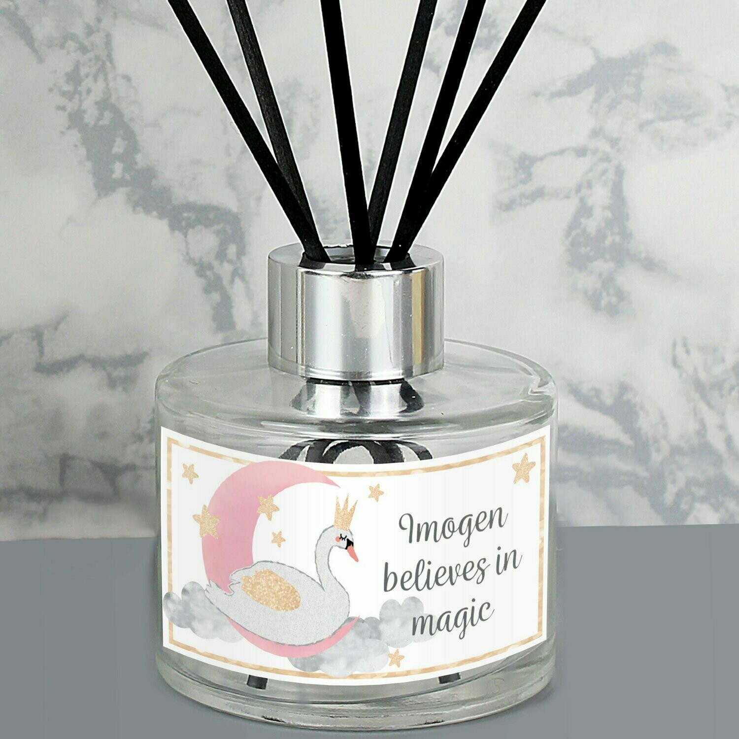 Personalised Swan Lake Reed Diffuser