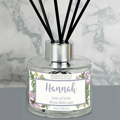 Personalised Country Diary Botanical Reed Diffuser