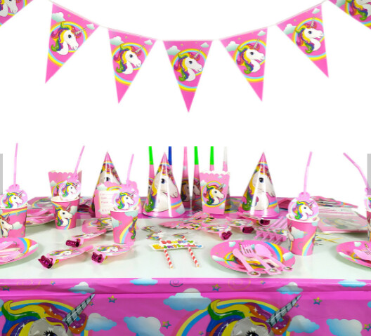 Unicorn Party Set - 139 pieces