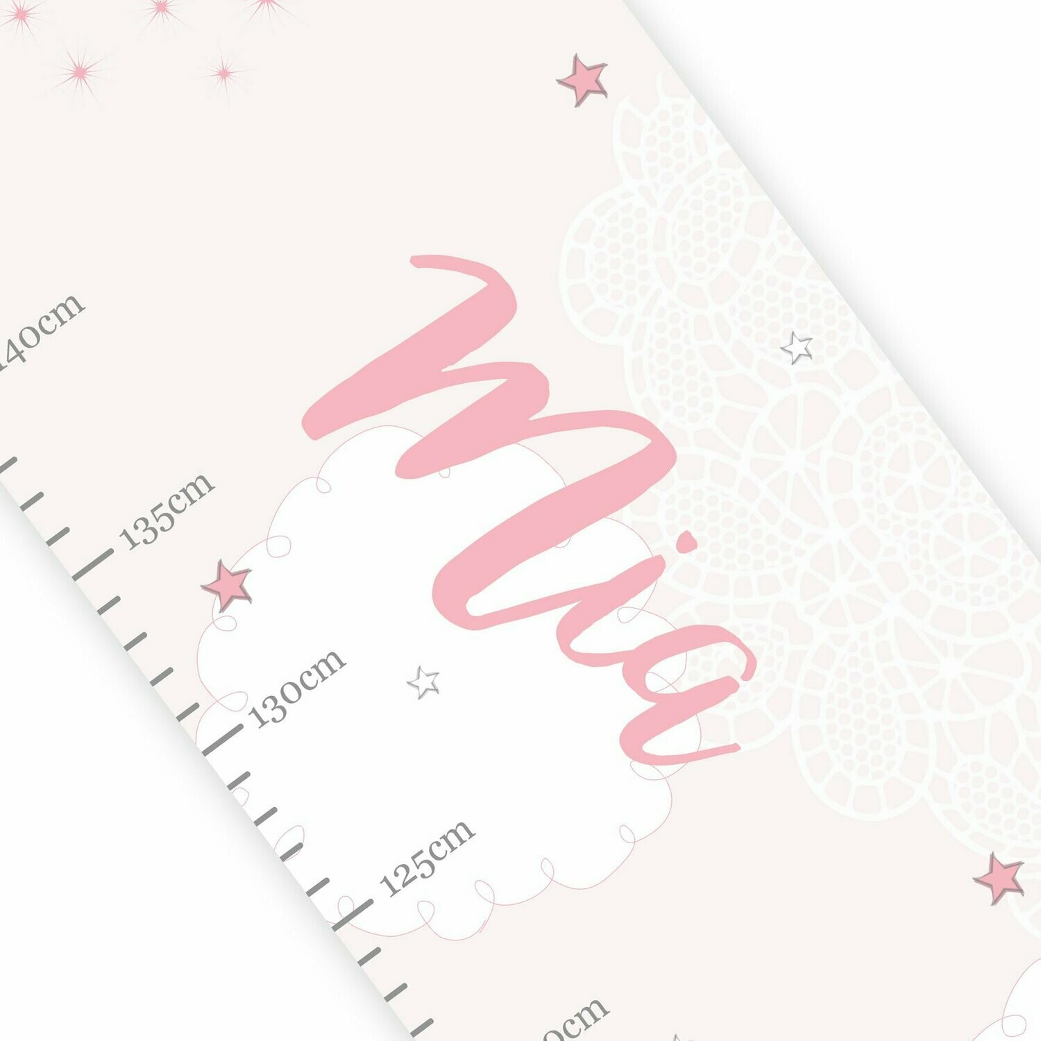 Personalised Fairy Princess Height Chart