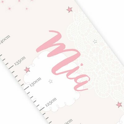 Personalised Fairy Princess Height Chart