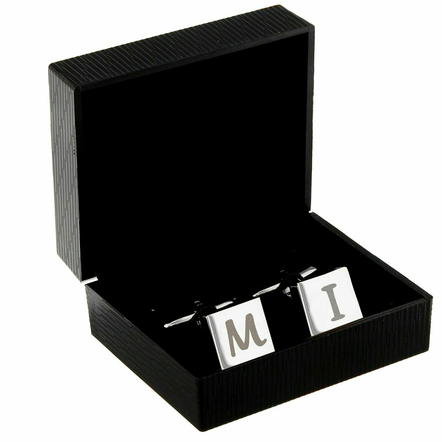 Personalised Initial Square Cufflinks