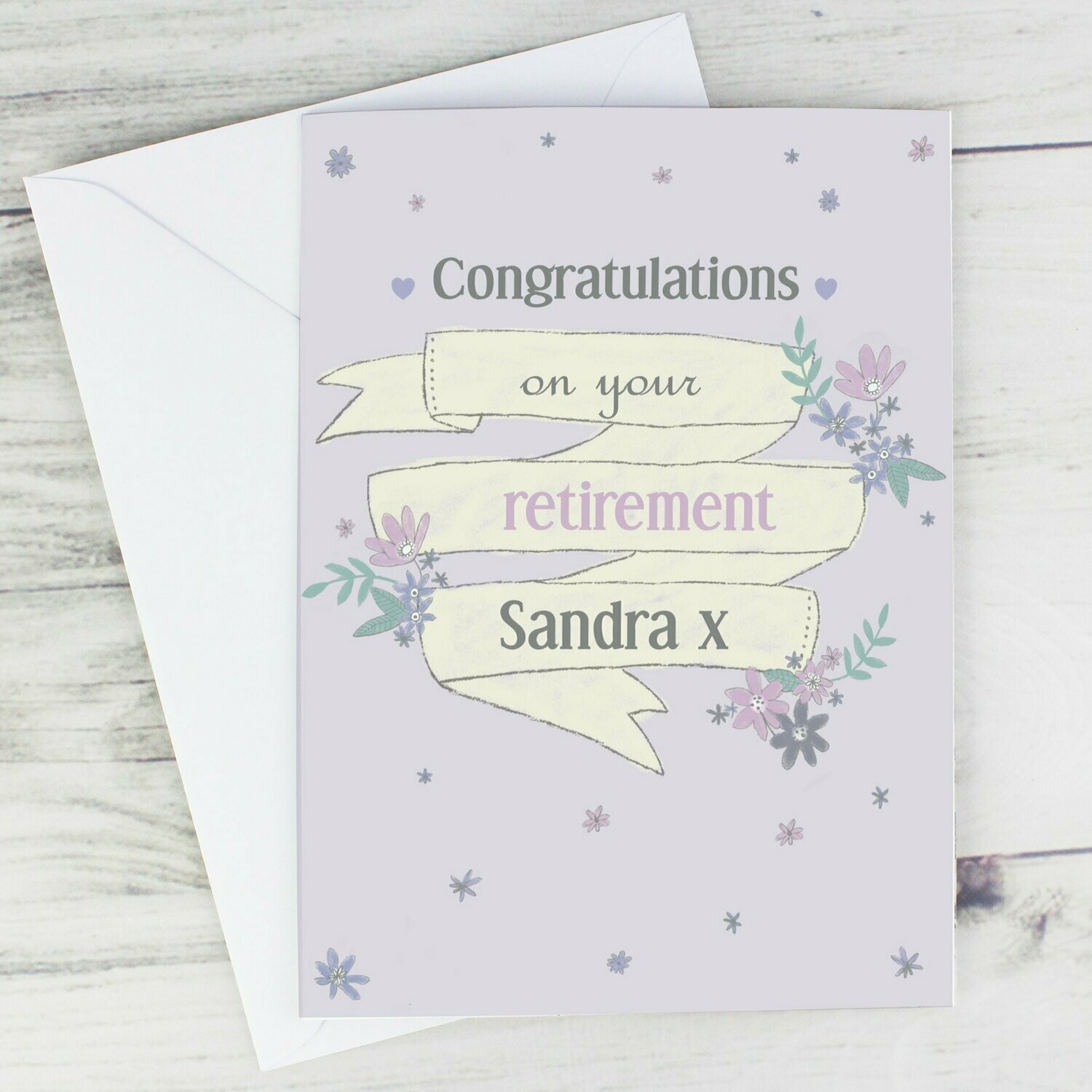 Personalised Garden Bloom Card