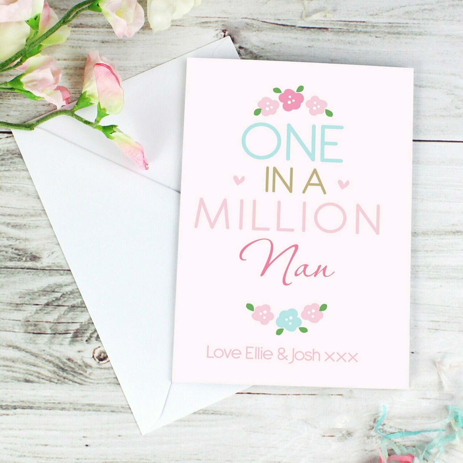 Personalised One in a Million Card