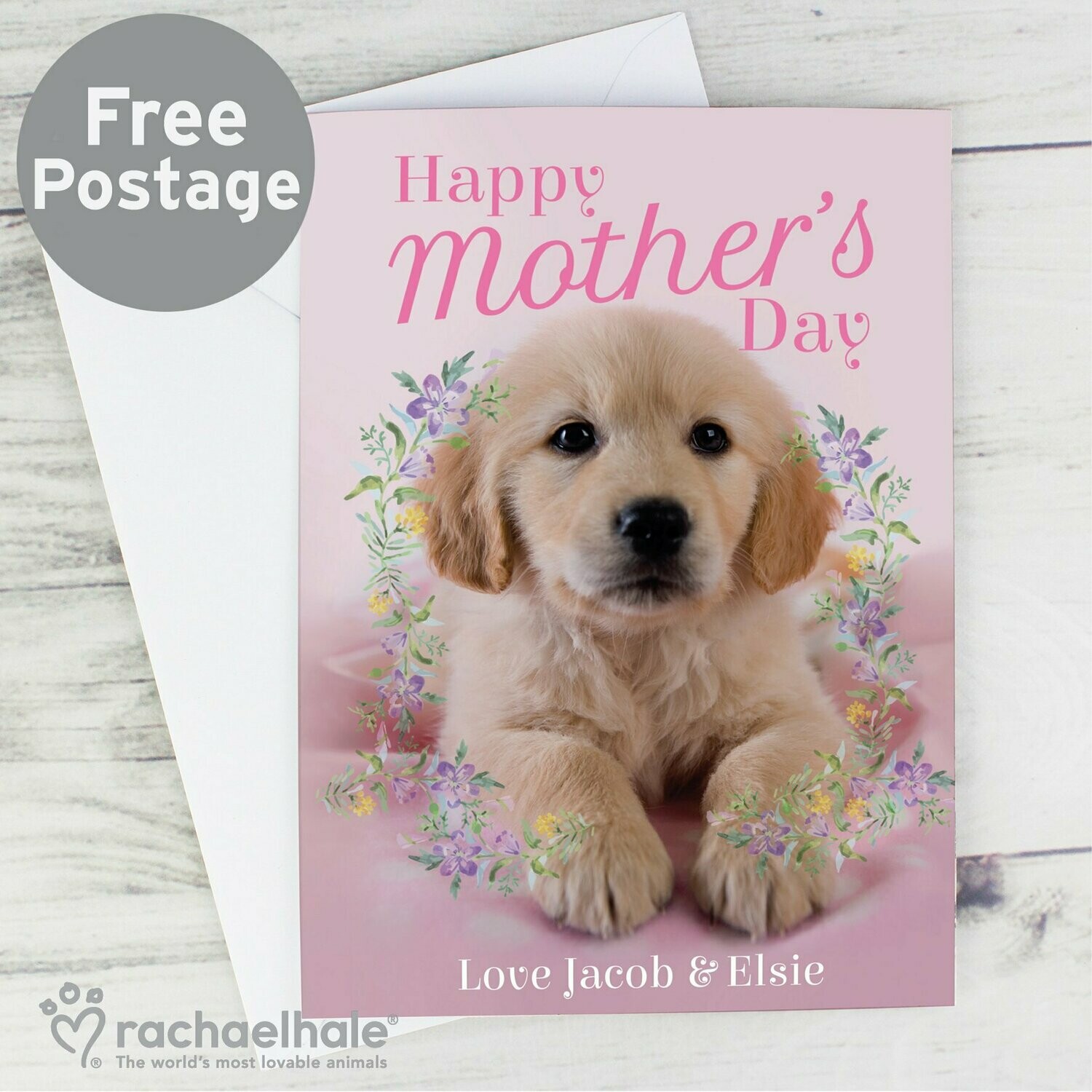 Personalised Rachael Hale 'Happy Mother's Day' Card