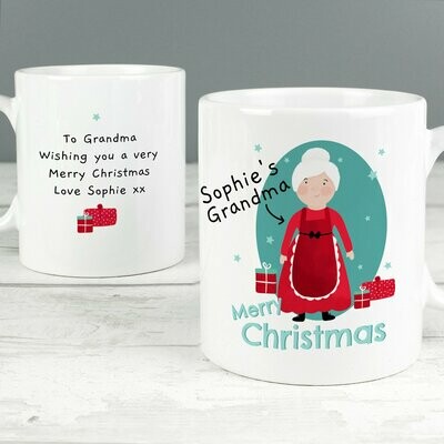 Personalised Mrs Claus Mug