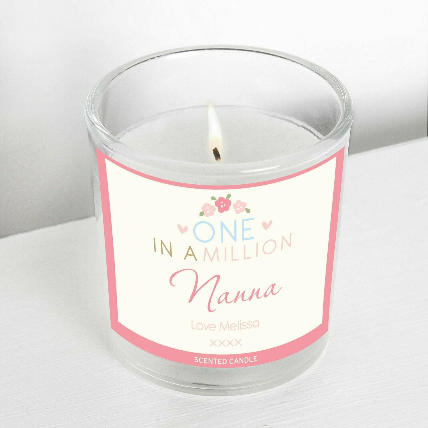 Personalised One in a Million Scented Jar Candle