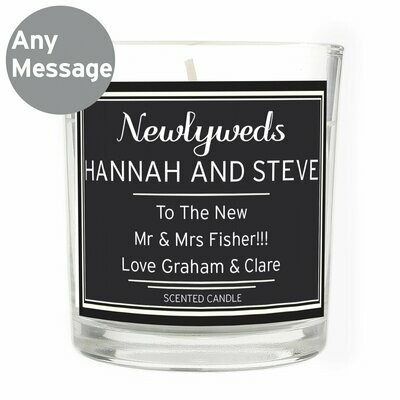 Personalised Classic Scented Jar Candle