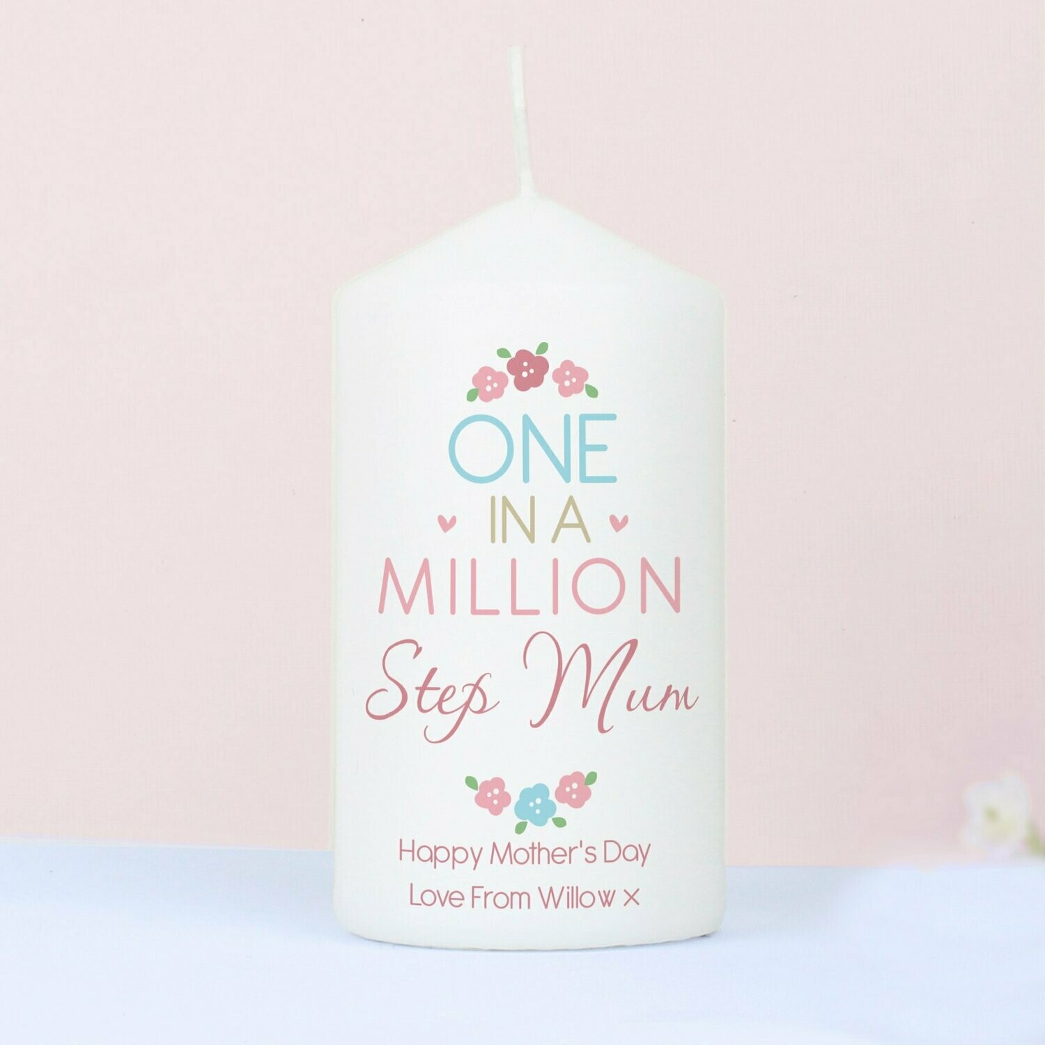 Personalised One in a Million Candle