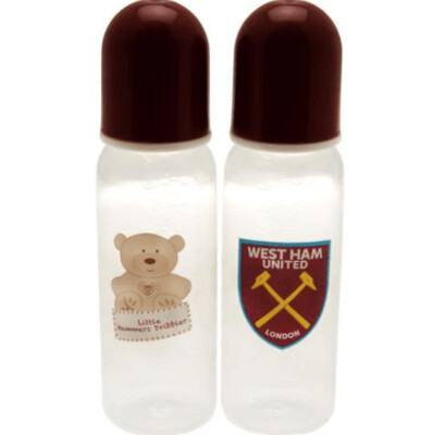 West Ham United FC 2pk Feeding Bottles