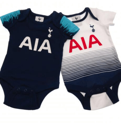 Tottenham Hotspur FC 2 Pack Bodysuit 9/12
mths