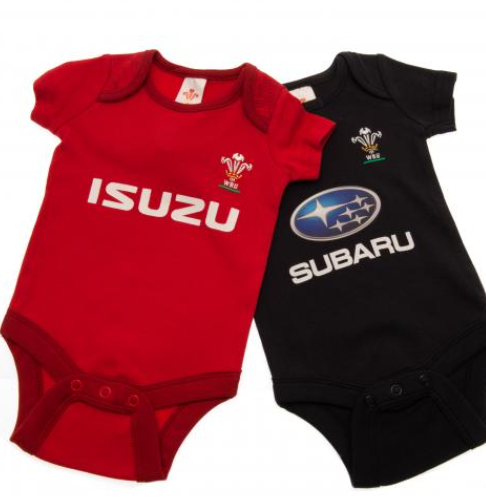 Wales RU 2 Pack Bodysuit