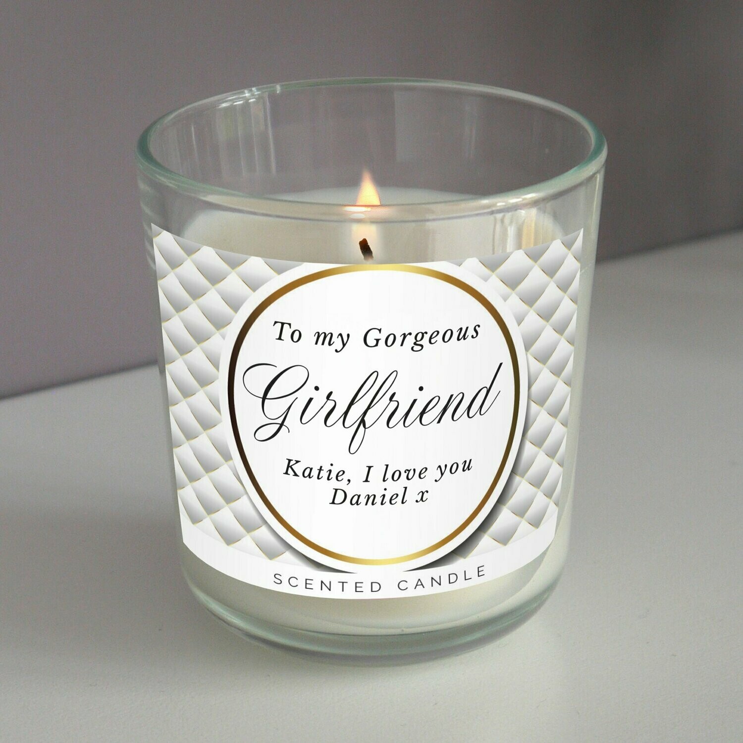 Personalised Opulent Scented Jar Candle