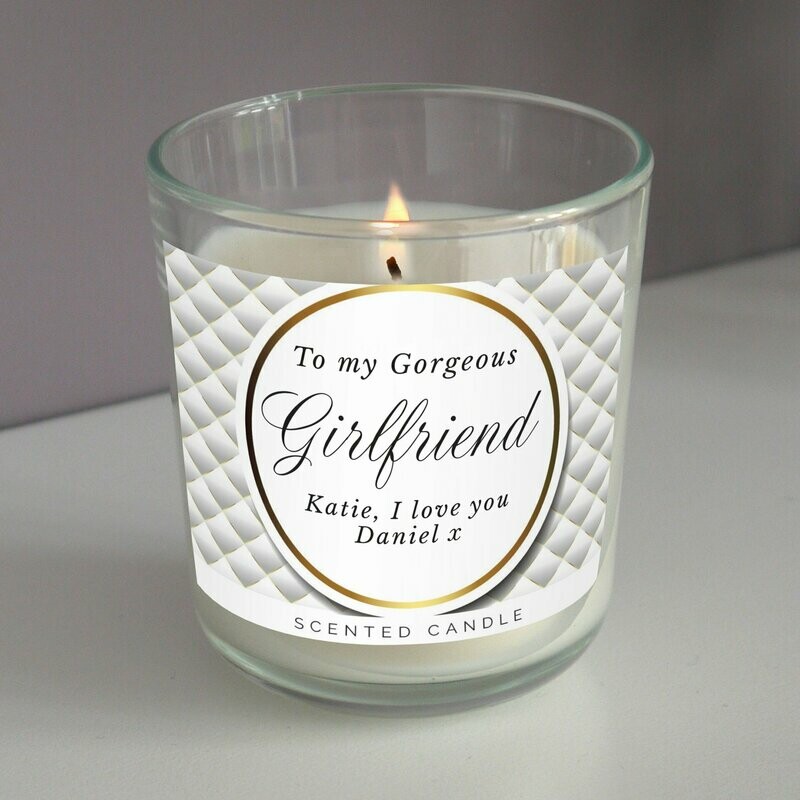 Personalised Opulent Scented Jar Candle