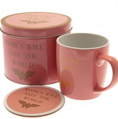 Wonder Woman Mug & Coaster Gift Tin