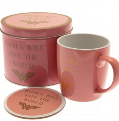 Wonder Woman Mug & Coaster Gift Tin