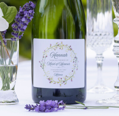 Personalised Wedding Party Champagne