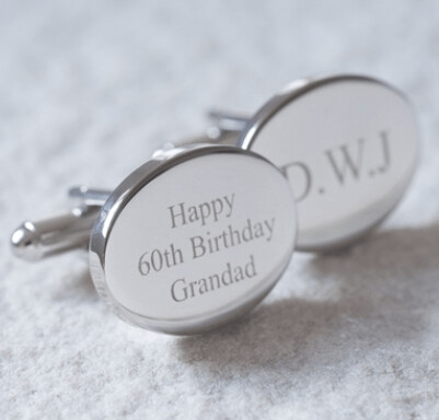 Personalised Oval Cufflinks