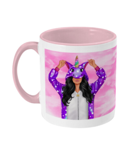 Cute Unicorn Onesie Range  - Two Tone Mug