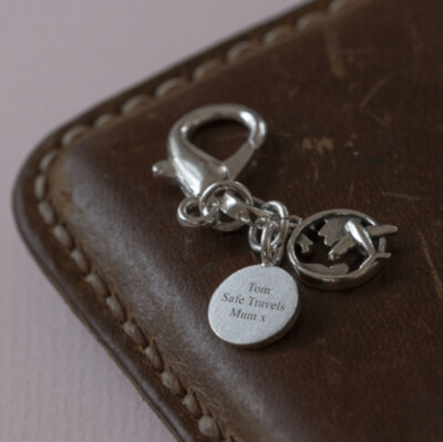 Great Adventures Sterling Silver Travel Charm