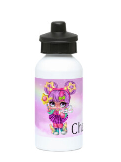 Pink Lilly Doll -  400ml water bottle